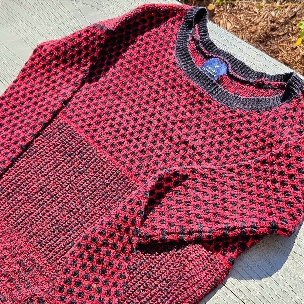 American Eagle Outfitters Vintage Boyfriend pullover crew neck women's sweater g